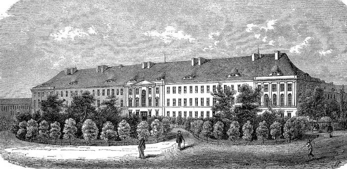 Framed Print : The building of the Berlin Charite, Germany, the Charite, Universitaetsmedizin Berlin is a large teaching hospital in Berlin, digitally restored reproduction of an original 19th century painting, exact original date unknown Framed Print : The building of the Berlin Charite, Germany, the Charite, Universitaetsmedizin Berlin is a large teaching hospital in Berlin, digitally restored reproduction of an original 19th century painting, exact original date unknown
