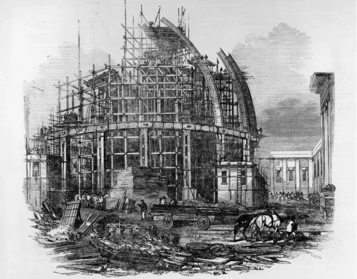 Framed Print : Building The BM