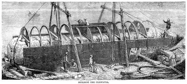 Building the Cleopatra cylindrical vessel for transporting Cleopatras Needle
