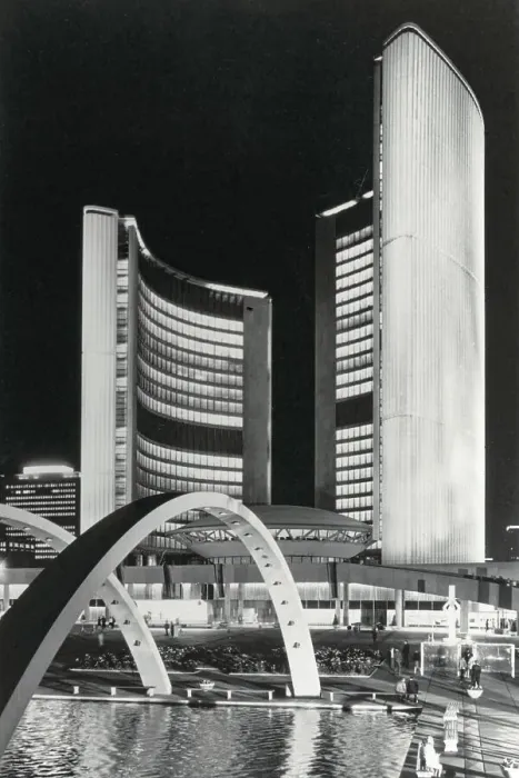 Framed Print : Building Complex with City Hall Framed Print : Building Complex with City Hall
