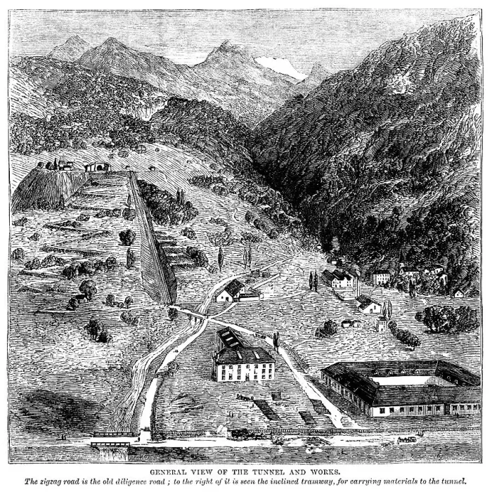 Framed Print : The building of the Mont Cenis Tunnel (The Fréjus Rail Tunnel) Framed Print : The building of the Mont Cenis Tunnel (The Fréjus Rail Tunnel)