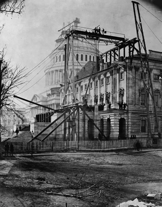Framed Print : Building of the United States Capitol Dome Framed Print : Building of the United States Capitol Dome