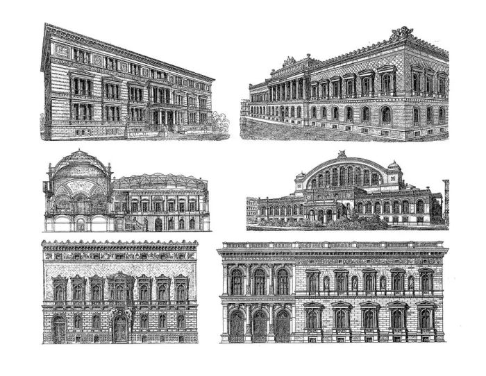 Framed Print : Buildings in Berlin Framed Print : Buildings in Berlin