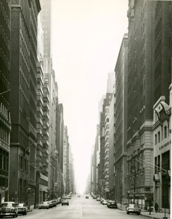 Framed Print : Buildings on a Manhattan thoroughfare, NYC Framed Print : Buildings on a Manhattan thoroughfare, NYC