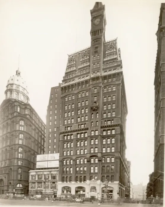 Framed Print : Buildings On Newspaper Row In New York Framed Print : Buildings On Newspaper Row In New York