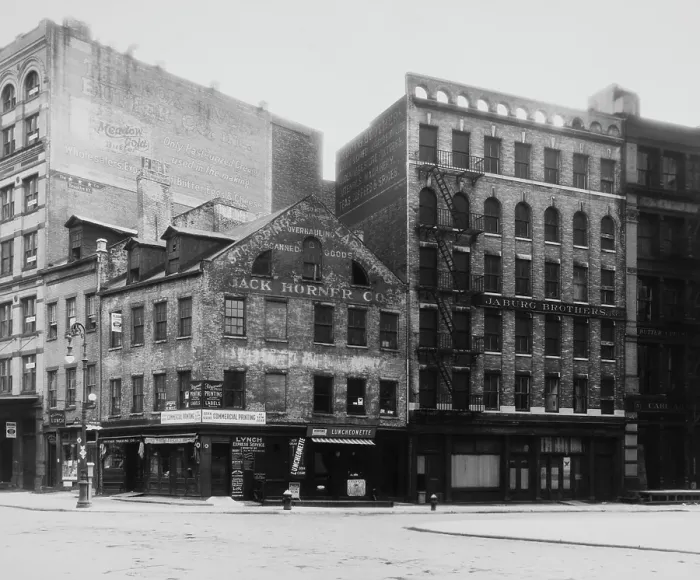 Framed Print : Buildings On Worth Street, New York Framed Print : Buildings On Worth Street, New York