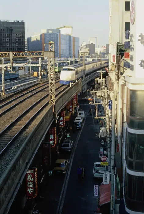 Framed Print : Bullet Train, Tokyo Framed Print : Bullet Train, Tokyo