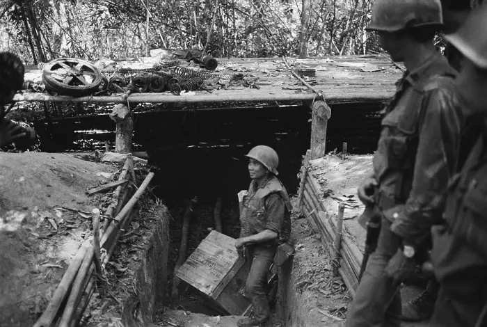 Framed Print : Bunker Discovered On Ho Chi Minh Trail Framed Print : Bunker Discovered On Ho Chi Minh Trail