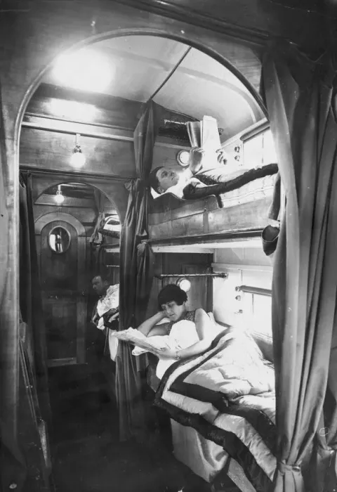 Framed Print : Bunks In Coach