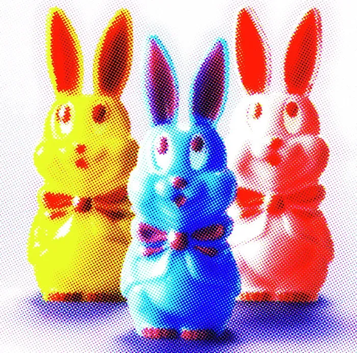 Framed Print : Three Bunnies Framed Print : Three Bunnies