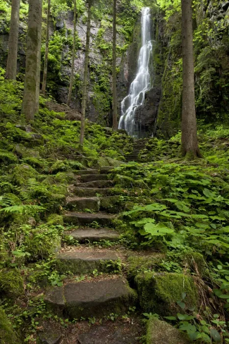 Framed Print : Burgbach Waterfall in Schapbach, Black Forest, Baden-Wuerttemberg, Germany, Europe Framed Print : Burgbach Waterfall in Schapbach, Black Forest, Baden-Wuerttemberg, Germany, Europe
