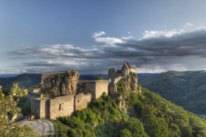 Framed Print : Burgruine Aggstein castle ruins, Wachau, Lower Austria, Austria, Europe Framed Print : Burgruine Aggstein castle ruins, Wachau, Lower Austria, Austria, Europe