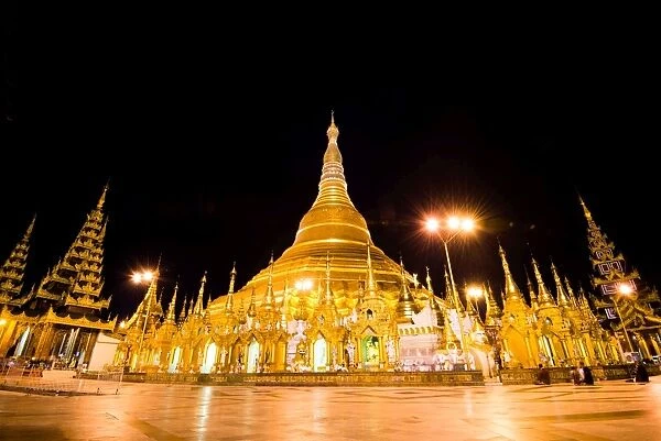 burma, shwedagon, temple, rangoon, landmark, golden, famous, culture, destination