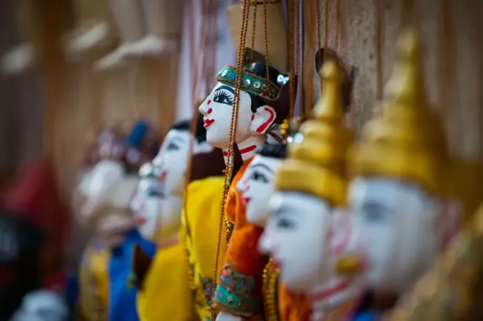Framed Print : Burmese Puppets Framed Print : Burmese Puppets