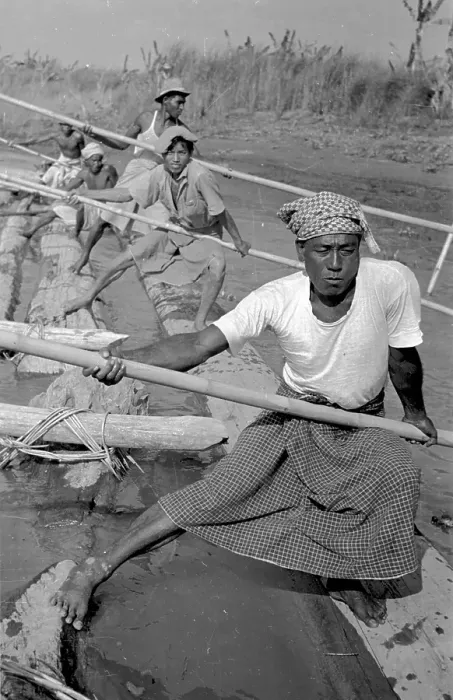 Framed Print : Burmese Rafters Framed Print : Burmese Rafters