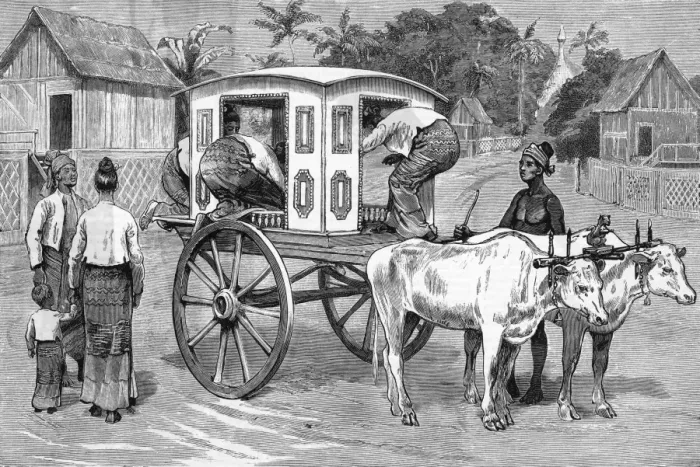 Framed Print : Burmese Transport Framed Print : Burmese Transport