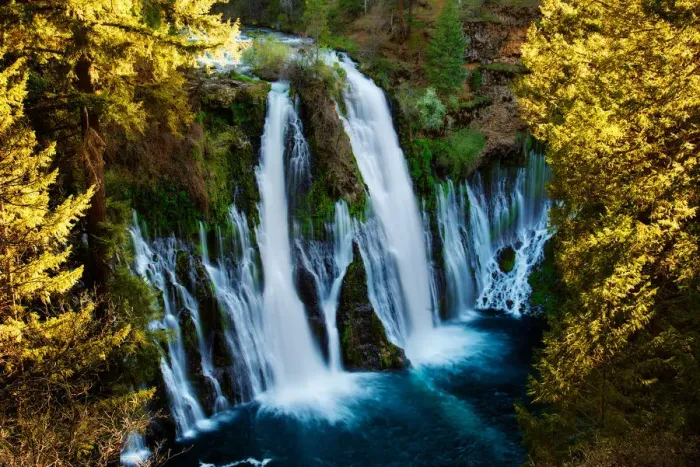 Framed Print : Burney Falls Overlook Framed Print : Burney Falls Overlook