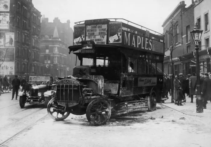 Framed Print : Burnt Out Bus Framed Print : Burnt Out Bus