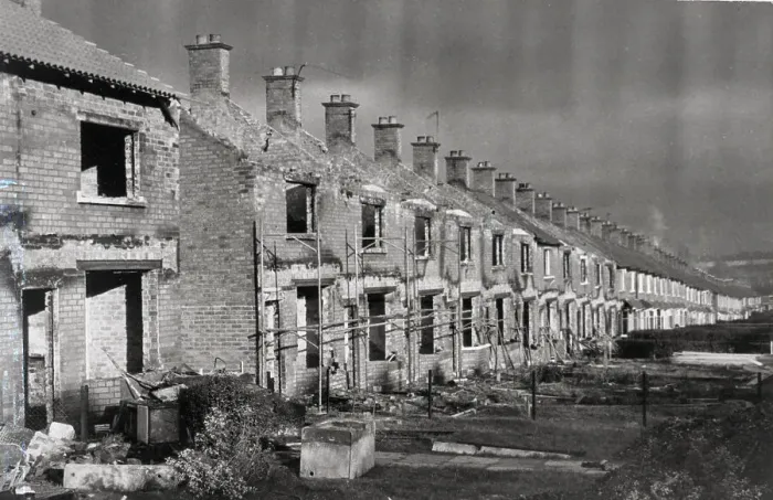 Framed Print : Burnt Houses of Irish Protestants Framed Print : Burnt Houses of Irish Protestants
