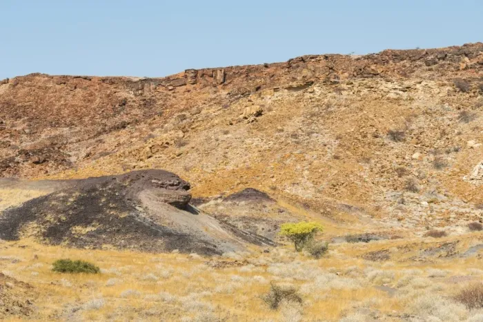 Framed Print : Burnt Mountain, Damaraland, Namibia