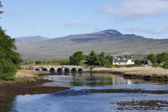 Framed Print : Burrishoole Bridge near Newport, County Mayo, Connacht, Republic of Ireland, Europe Framed Print : Burrishoole Bridge near Newport, County Mayo, Connacht, Republic of Ireland, Europe