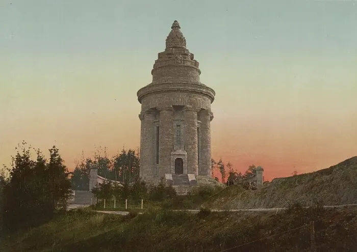 Framed Print : Burschenschaftsdenkmal in Eisenach in Thuringia, Germany, Historic, digitally restored reproduction of a photochromic print from the 1890s Framed Print : Burschenschaftsdenkmal in Eisenach in Thuringia, Germany, Historic, digitally restored reproduction of a photochromic print from the 1890s
