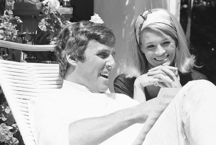 Framed Print : Burt Bacharach and Angie Dickinson Framed Print : Burt Bacharach and Angie Dickinson