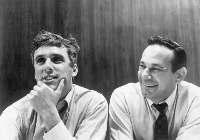 Framed Print : Burt Bacharach Hand On Chin W / Hal David Framed Print : Burt Bacharach Hand On Chin W / Hal David