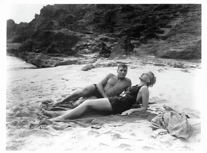 Framed Print : Burt Lancaster And Deborah Kerr In From Here To Eternity Framed Print : Burt Lancaster And Deborah Kerr In From Here To Eternity