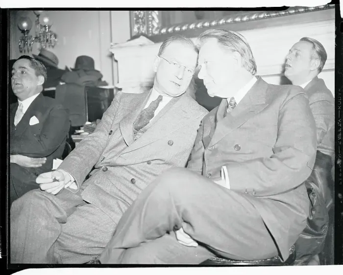 Framed Print : Burton K. Wheeler and William E. Borah Conversing During Meeting Framed Print : Burton K. Wheeler and William E. Borah Conversing During Meeting