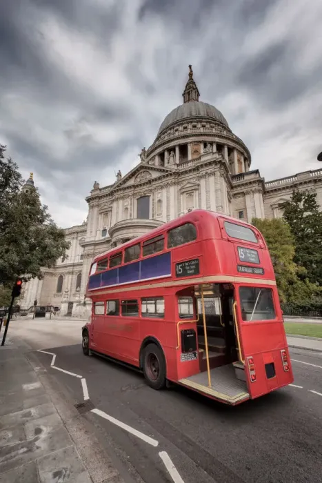 Framed Print : Bus trip to St Pauls Framed Print : Bus trip to St Pauls