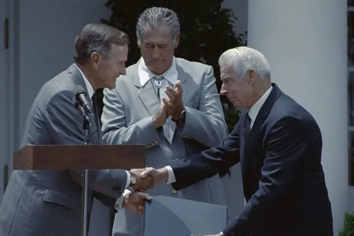 Framed Print : Bush Shakes Dimaggio'S Hand;Ted Williams Framed Print : Bush Shakes Dimaggio'S Hand;Ted Williams
