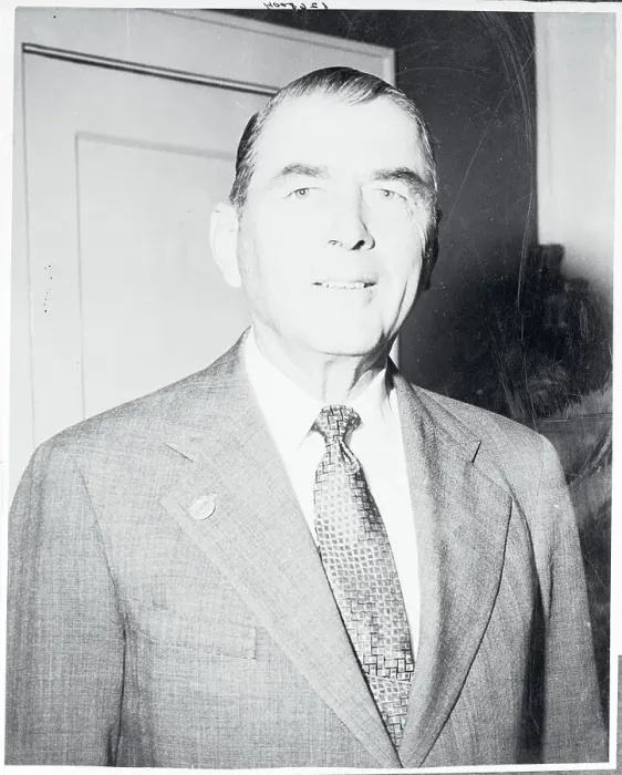 Framed Print : Business Executive Robert J. Kleberg Jr. Posing in Suit and Tie Framed Print : Business Executive Robert J. Kleberg Jr. Posing in Suit and Tie