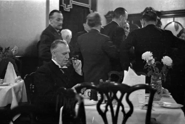 Framed Print : Business Luncheon