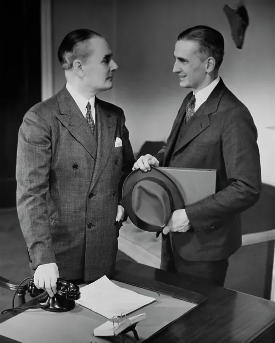 Framed Print : Business Talk