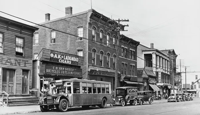 Framed Print : Businesses On Richmond Terrace, Staten Island Framed Print : Businesses On Richmond Terrace, Staten Island