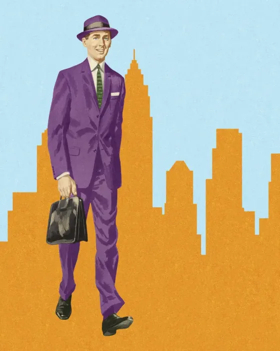 Framed Print : Businessman Walking in the City Framed Print : Businessman Walking in the City