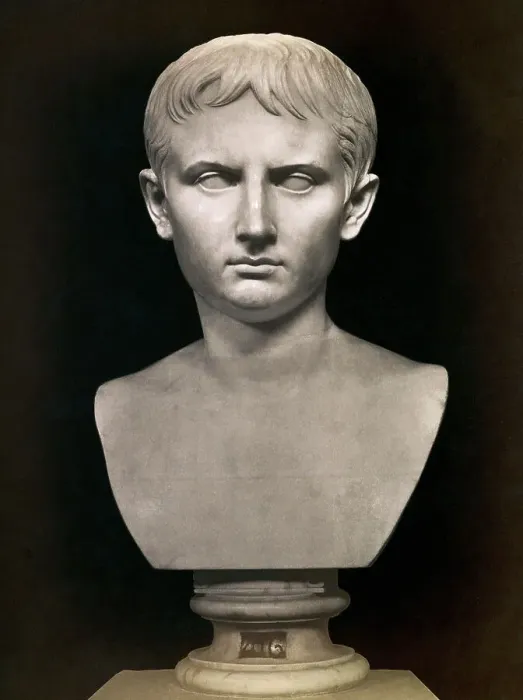 Framed Print : Bust of Augustus Caesar