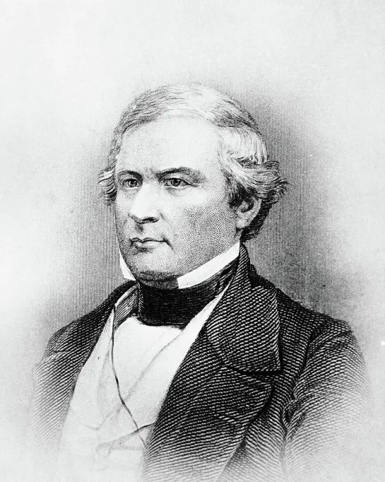Framed Print : Bust Illustration Of Millard Fillmore Framed Print : Bust Illustration Of Millard Fillmore