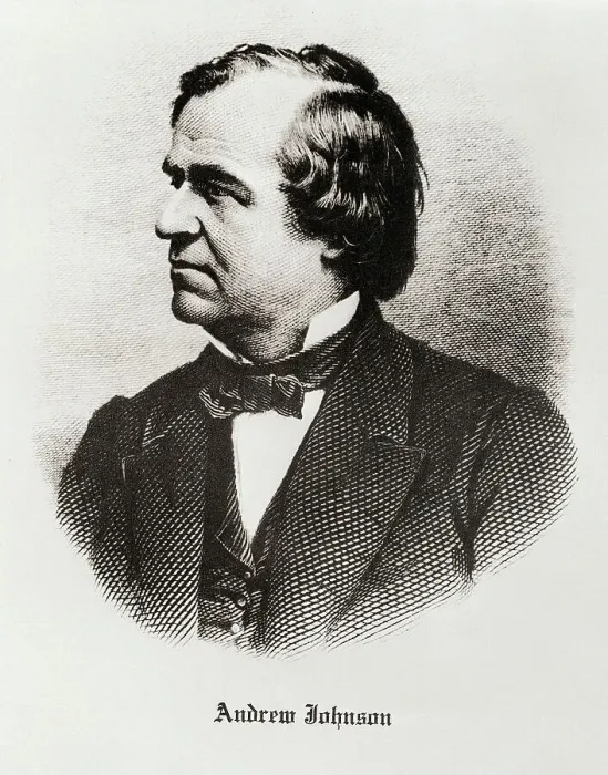 Framed Print : Bust Profile Portrait Of Andrew Johnson Framed Print : Bust Profile Portrait Of Andrew Johnson