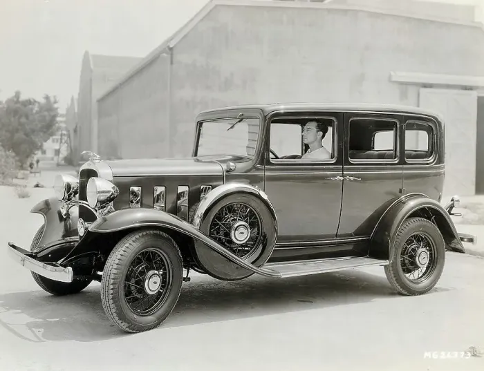 Framed Print : Buster Keaton Driving His 1932 Chevrolet Framed Print : Buster Keaton Driving His 1932 Chevrolet