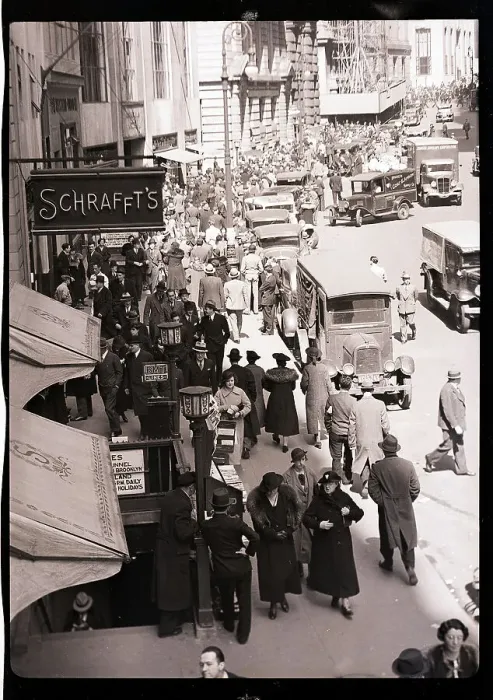 Framed Print : Busy Day on Wall Street Framed Print : Busy Day on Wall Street