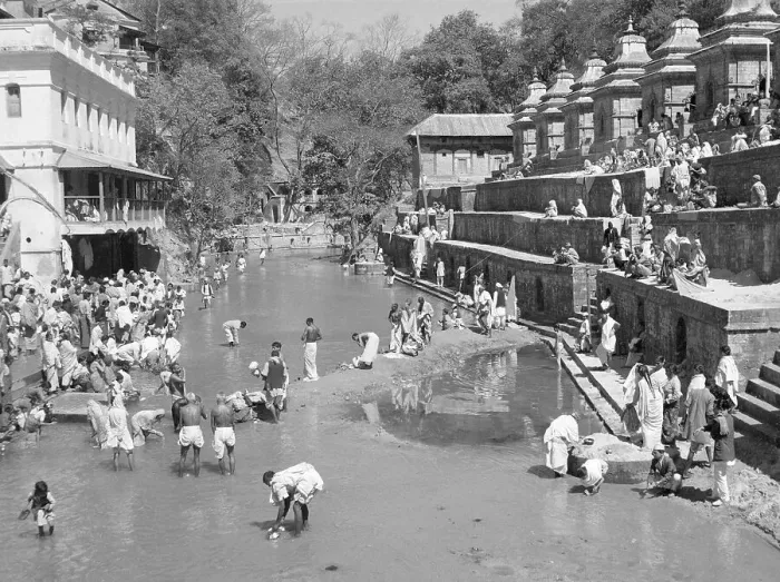 Framed Print : Busy Kathmandu Streets for Religious Ceremony Framed Print : Busy Kathmandu Streets for Religious Ceremony
