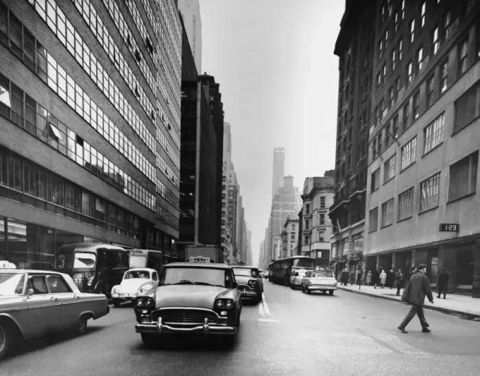 Framed Print : Busy New York City street Framed Print : Busy New York City street