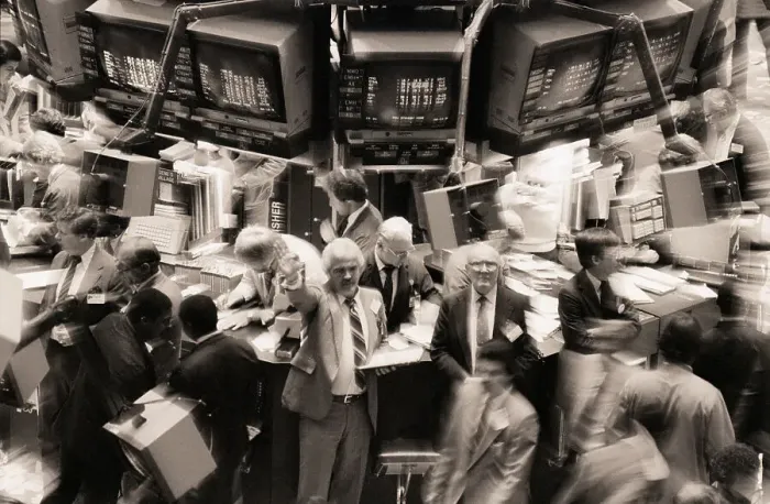 Framed Print : Busy Stock Exchange Framed Print : Busy Stock Exchange