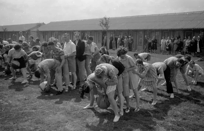 Framed Print : Butlin's Ball Games Framed Print : Butlin's Ball Games