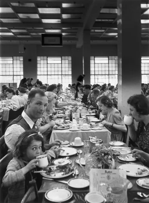 Framed Print : Butlin's Canteen Framed Print : Butlin's Canteen
