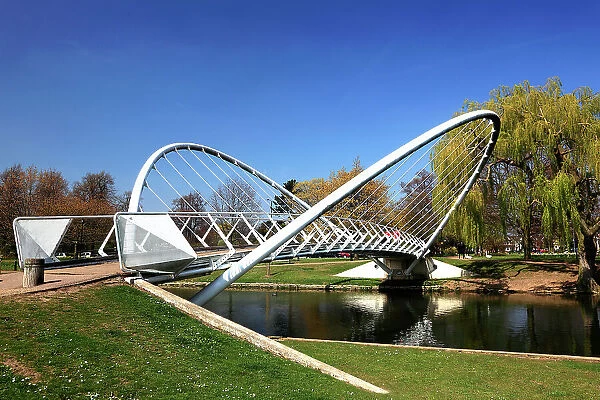 Butterfly bridge over the river Great Ouse Bedford