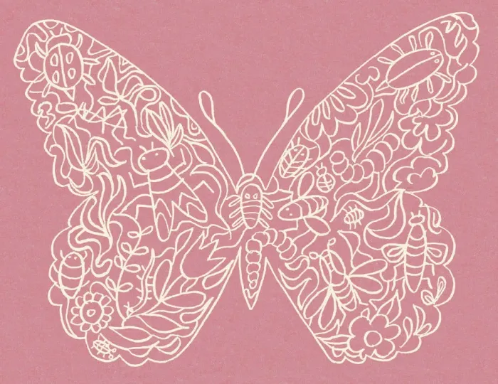Framed Print : Butterfly Made of Bugs Framed Print : Butterfly Made of Bugs