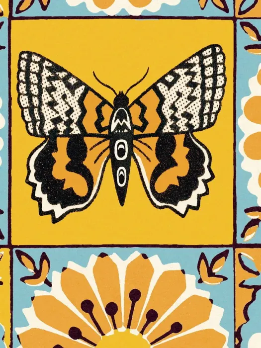 Framed Print : Butterfly pattern